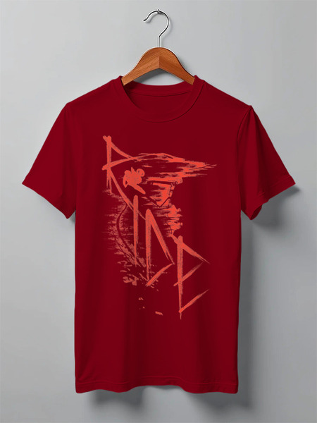 Заказать мужскую футболку в Москве. Футболка классическая Ride Motocross от oneredfoxstore@gmail.com - готовые дизайны и нанесение принтов.
