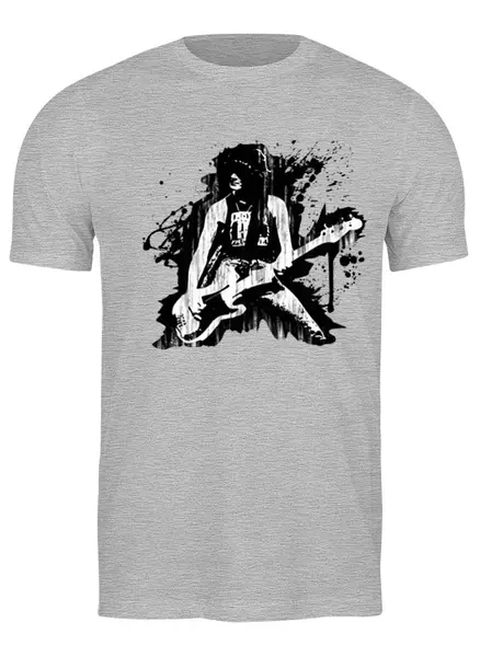 Заказать мужскую футболку в Москве. Футболка классическая Punk Bass от oneredfoxstore@gmail.com - готовые дизайны и нанесение принтов.