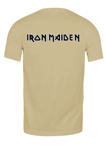 Заказать мужскую футболку в Москве. Футболка классическая Iron Maiden Band от Leichenwagen - готовые дизайны и нанесение принтов.