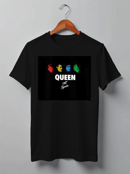 Заказать мужскую футболку в Москве. Футболка классическая Queen от Fedor - готовые дизайны и нанесение принтов.