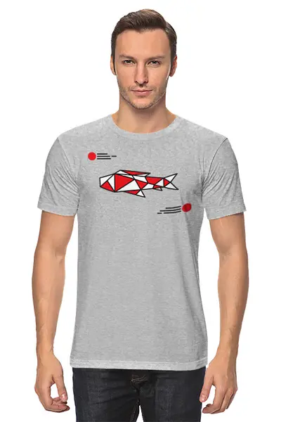 Заказать мужскую футболку в Москве. Футболка классическая Japan от oneredfoxstore@gmail.com - готовые дизайны и нанесение принтов.