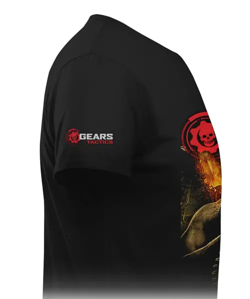 Заказать мужскую футболку в Москве. Футболка классическая GEARS OF WAR от robus - готовые дизайны и нанесение принтов.