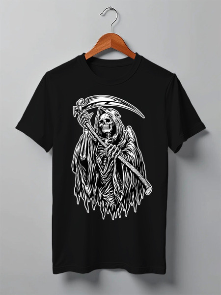 Заказать мужскую футболку в Москве. Футболка классическая SkullDesign от balden - готовые дизайны и нанесение принтов.