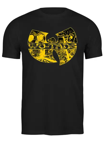 Заказать мужскую футболку в Москве. Футболка классическая Wu-tang от торгаш - готовые дизайны и нанесение принтов.
