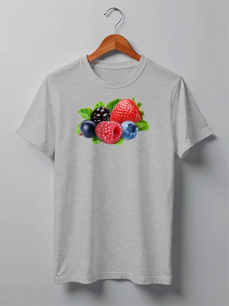 Заказать мужскую футболку в Москве. Футболка классическая Berries от Nalivaev - готовые дизайны и нанесение принтов.