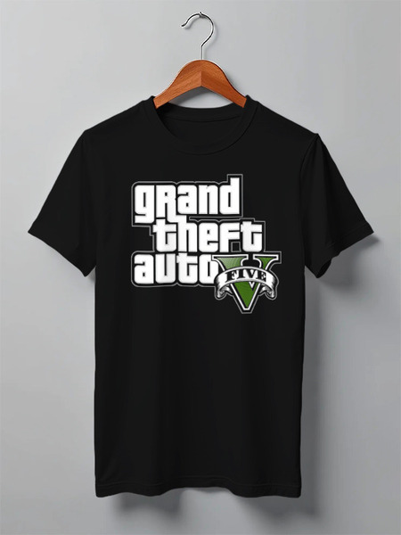 Заказать мужскую футболку в Москве. Футболка классическая Grand theft auto от scrat29@yandex.ru - готовые дизайны и нанесение принтов.