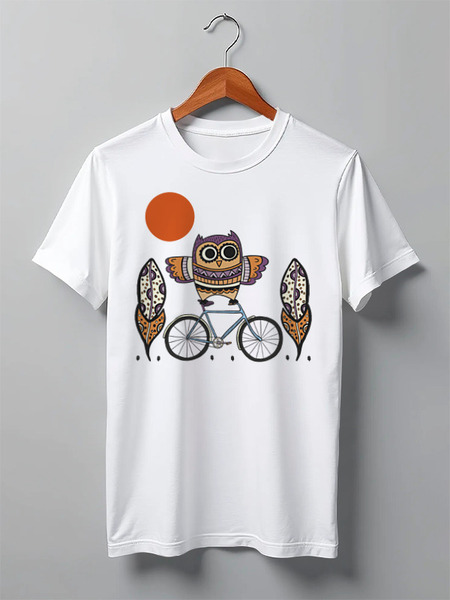 Заказать мужскую футболку в Москве. Футболка классическая Boho Animals от oneredfoxstore@gmail.com - готовые дизайны и нанесение принтов.