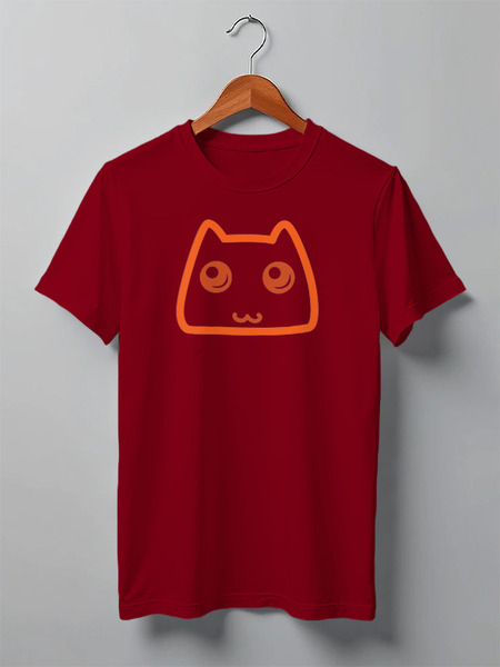 Заказать мужскую футболку в Москве. Футболка классическая Cats Here от oneredfoxstore@gmail.com - готовые дизайны и нанесение принтов.