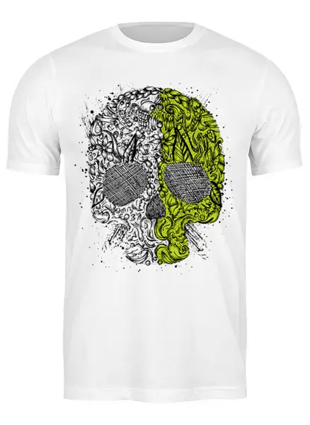 Заказать мужскую футболку в Москве. Футболка классическая Skulls от oneredfoxstore@gmail.com - готовые дизайны и нанесение принтов.