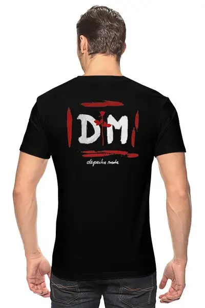 Заказать мужскую футболку в Москве. Футболка классическая Depeche Mode / Enjoy The Silence от OEX design - готовые дизайны и нанесение принтов.
