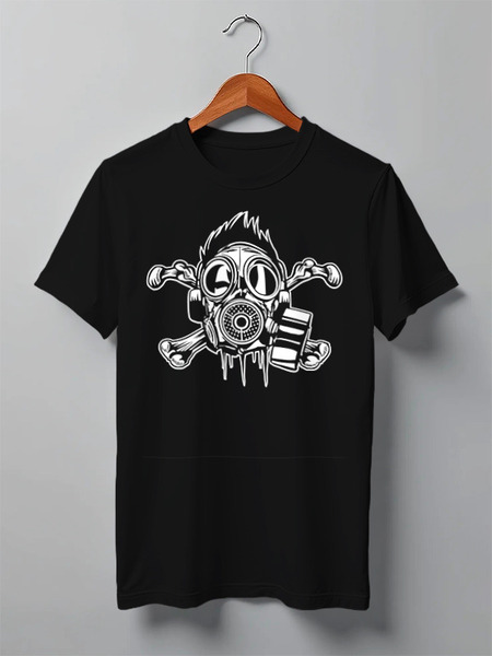 Заказать мужскую футболку в Москве. Футболка классическая Oldschool от oneredfoxstore@gmail.com - готовые дизайны и нанесение принтов.