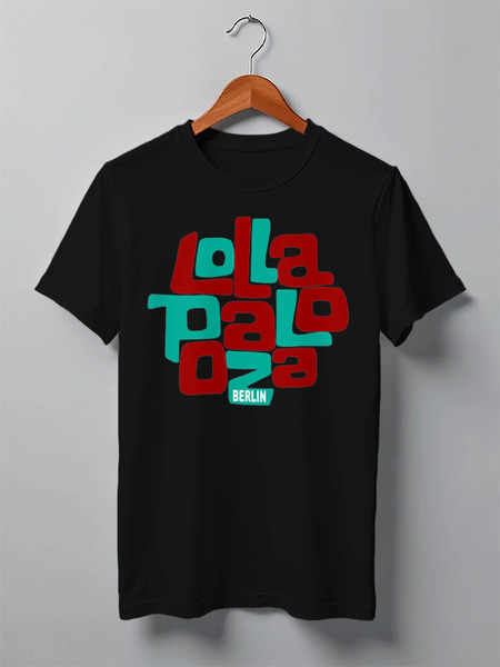 Заказать мужскую футболку в Москве. Футболка классическая Lollapalooza Berlin от MInMlz - готовые дизайны и нанесение принтов.