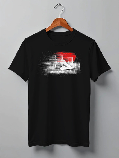Заказать мужскую футболку в Москве. Футболка классическая Snow Wind от oneredfoxstore@gmail.com - готовые дизайны и нанесение принтов.