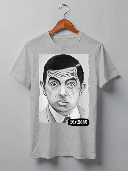 Заказать мужскую футболку в Москве. Футболка классическая Mr.Bean от Leichenwagen - готовые дизайны и нанесение принтов.