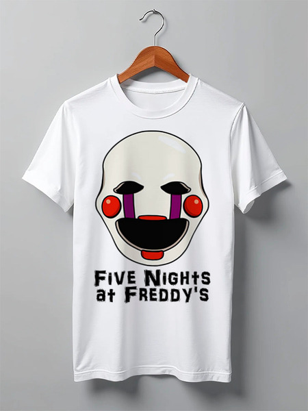 Заказать мужскую футболку в Москве. Футболка классическая Five Nights At Freddy's от vista12761@rambler.ru - готовые дизайны и нанесение принтов.