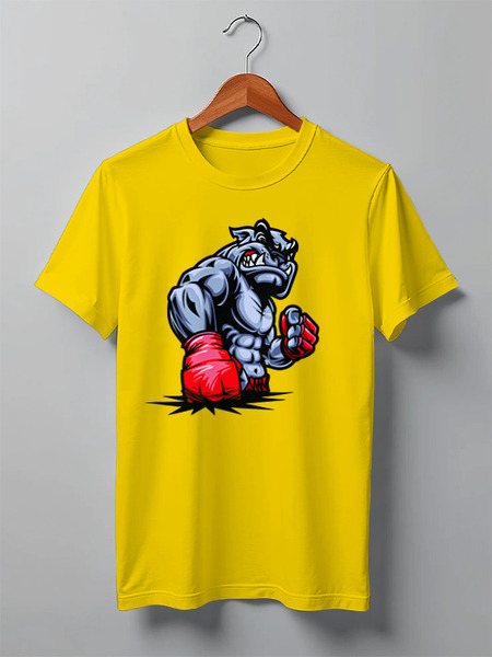 Заказать мужскую футболку в Москве. Футболка классическая ☯BoxDog☯ от balden - готовые дизайны и нанесение принтов.