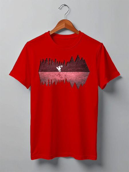 Заказать мужскую футболку в Москве. Футболка классическая Go To The Mountains от oneredfoxstore@gmail.com - готовые дизайны и нанесение принтов.