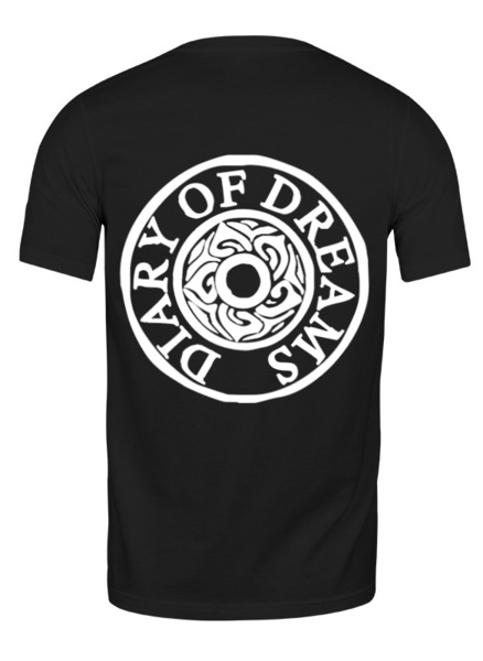 Заказать мужскую футболку в Москве. Футболка классическая Diary of Dreams / Ego:X от OEX design - готовые дизайны и нанесение принтов.