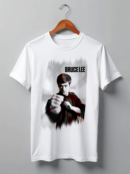 Заказать мужскую футболку в Москве. Футболка классическая Bruce Lee от Leichenwagen - готовые дизайны и нанесение принтов.