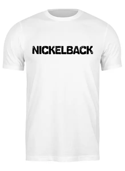 Заказать мужскую футболку в Москве. Футболка классическая Nickelback от Fedor - готовые дизайны и нанесение принтов.