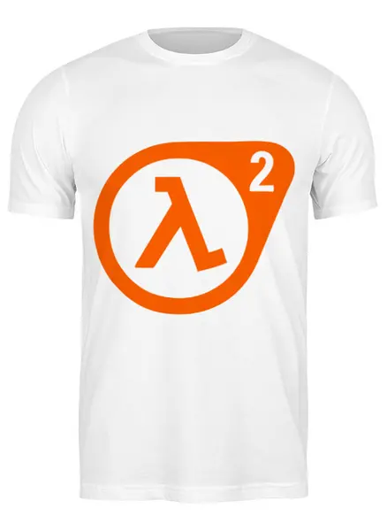 Заказать мужскую футболку в Москве. Футболка классическая half-life 2 от VashAdmin - готовые дизайны и нанесение принтов.