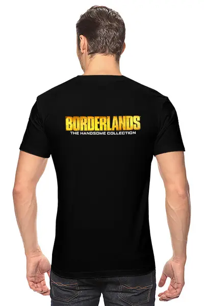 Заказать мужскую футболку в Москве. Футболка классическая BORDERLANDS от robus - готовые дизайны и нанесение принтов.
