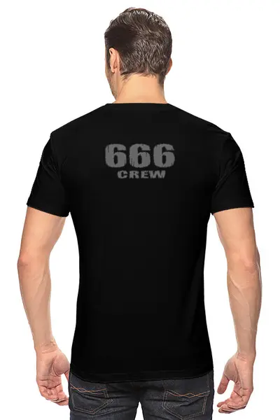 Заказать мужскую футболку в Москве. Футболка классическая Beastiary 666 Crew от zodiak666 - готовые дизайны и нанесение принтов.