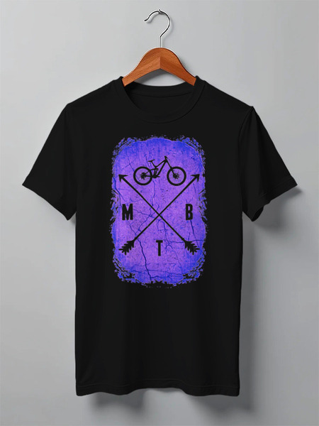 Заказать мужскую футболку в Москве. Футболка классическая Mountain Bike от oneredfoxstore@gmail.com - готовые дизайны и нанесение принтов.