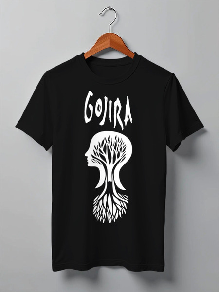 Заказать мужскую футболку в Москве. Футболка классическая Gojira от geekbox - готовые дизайны и нанесение принтов.