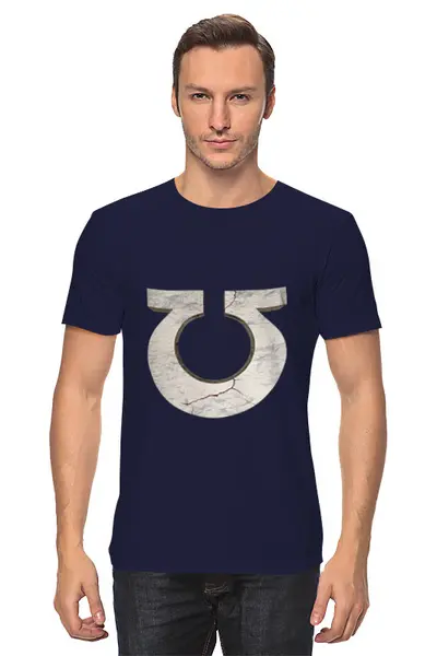 Заказать мужскую футболку в Москве. Футболка классическая Ультрамарины от GeekFox  - готовые дизайны и нанесение принтов.
