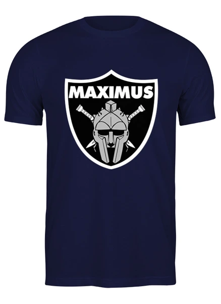 Заказать мужскую футболку в Москве. Футболка классическая Maximus от skynatural - готовые дизайны и нанесение принтов.