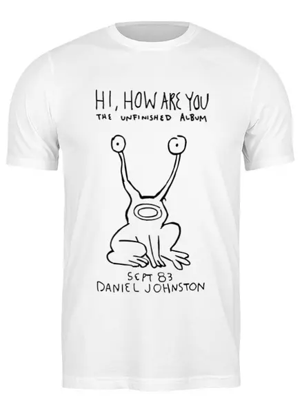 Заказать мужскую футболку в Москве. Футболка классическая Daniel Johnson album t-shirt от rancid - готовые дизайны и нанесение принтов.