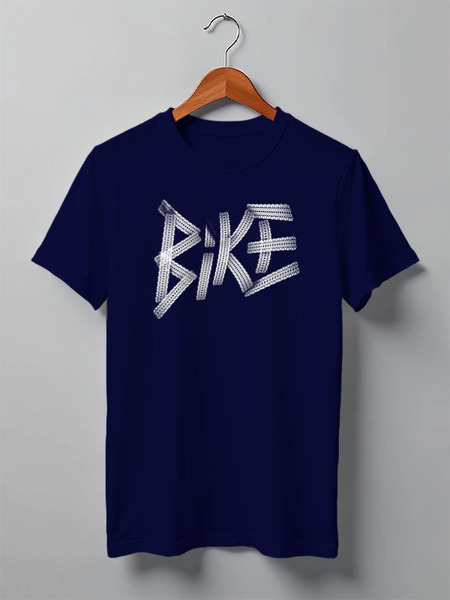 Заказать мужскую футболку в Москве. Футболка классическая Mountain Bike от oneredfoxstore@gmail.com - готовые дизайны и нанесение принтов.