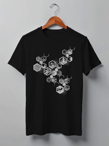 Заказать мужскую футболку в Москве. Футболка классическая Original Weed Hexagon от oneredfoxstore@gmail.com - готовые дизайны и нанесение принтов.