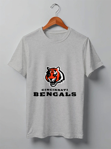 Заказать мужскую футболку в Москве. Футболка классическая Cincinnati Bengals от dobryidesign - готовые дизайны и нанесение принтов.