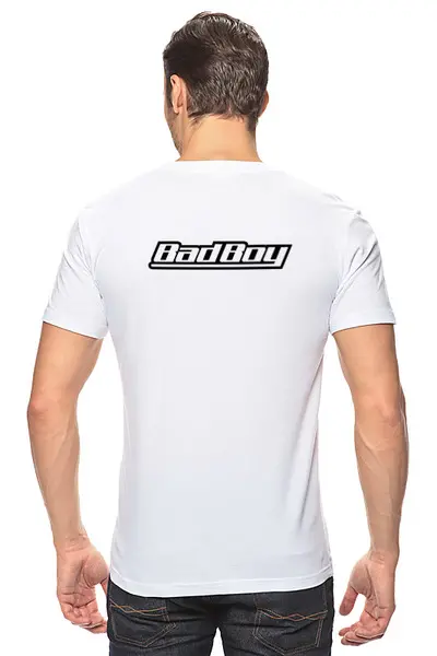 Заказать мужскую футболку в Москве. Футболка классическая Bad Boy(две стороны) от DESIGNER   - готовые дизайны и нанесение принтов.