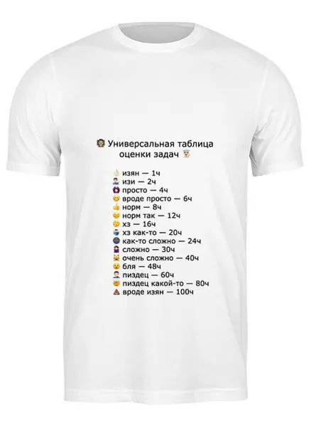 Заказать мужскую футболку в Москве. Футболка классическая Без названия от Константин Лебедев - готовые дизайны и нанесение принтов.