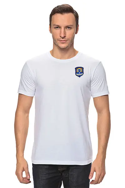 Заказать мужскую футболку в Москве. Футболка классическая "О-сознание" от Михан - готовые дизайны и нанесение принтов.