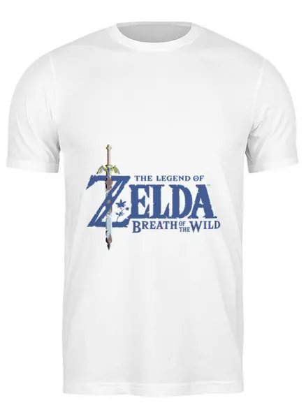 Заказать мужскую футболку в Москве. Футболка классическая The Legend Of Zelda Breath Of The Wild от BURNSHIRTS - готовые дизайны и нанесение принтов.