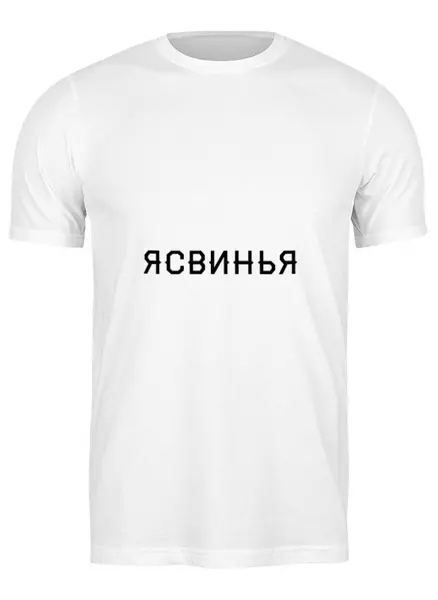 Заказать мужскую футболку в Москве. Футболка классическая Без названия от kmezenova92@gmail.com - готовые дизайны и нанесение принтов.