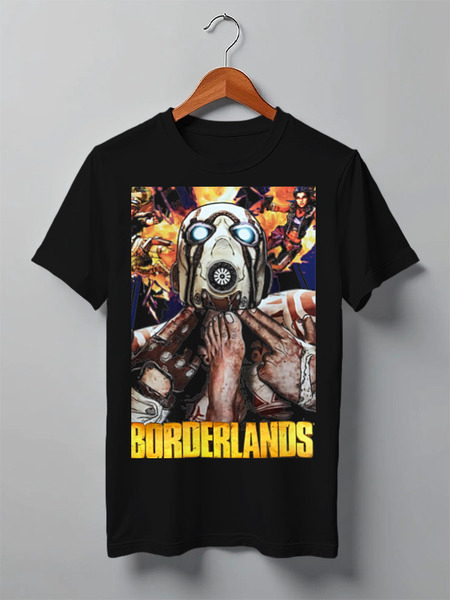 Заказать мужскую футболку в Москве. Футболка классическая BORDERLANDS от robus - готовые дизайны и нанесение принтов.