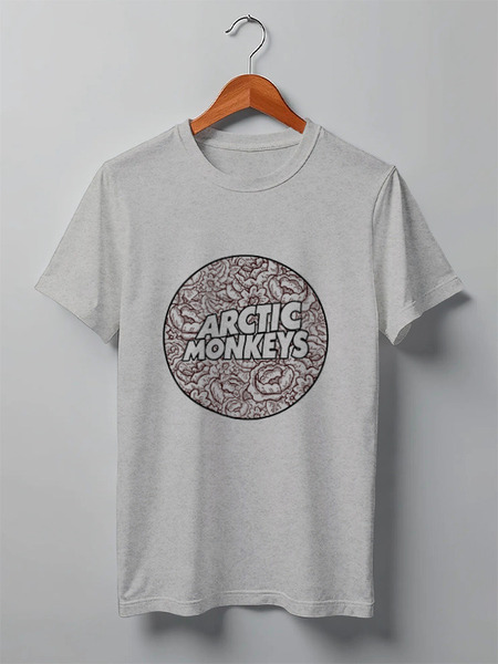 Заказать мужскую футболку в Москве. Футболка классическая Arctic Monkeys от YellowCloverShop - готовые дизайны и нанесение принтов.
