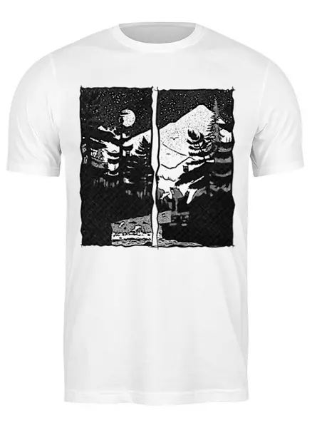 Заказать мужскую футболку в Москве. Футболка классическая  Wild Fisher от oneredfoxstore@gmail.com - готовые дизайны и нанесение принтов.