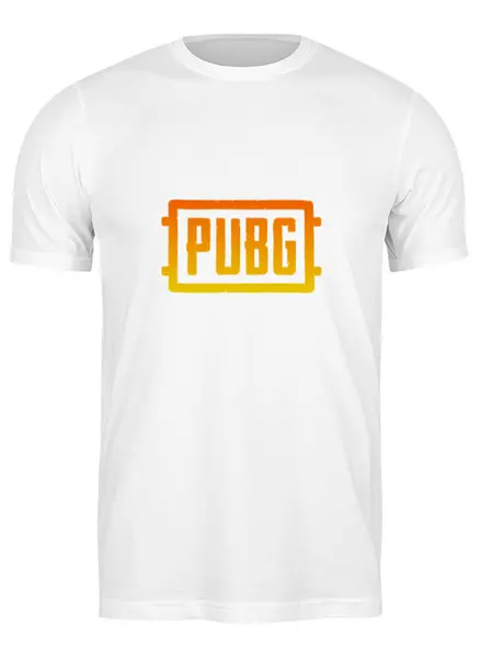 Заказать мужскую футболку в Москве. Футболка классическая игра PUBG от THE_NISE  - готовые дизайны и нанесение принтов.