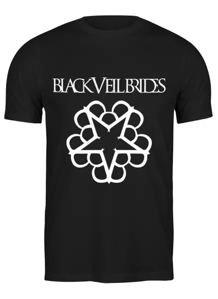 Заказать мужскую футболку в Москве. Футболка классическая Black Veil Brides от geekbox - готовые дизайны и нанесение принтов.