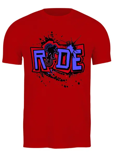 Заказать мужскую футболку в Москве. Футболка классическая Ride Colors от oneredfoxstore@gmail.com - готовые дизайны и нанесение принтов.