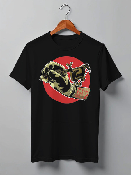 Заказать мужскую футболку в Москве. Футболка классическая Oldschool от oneredfoxstore@gmail.com - готовые дизайны и нанесение принтов.