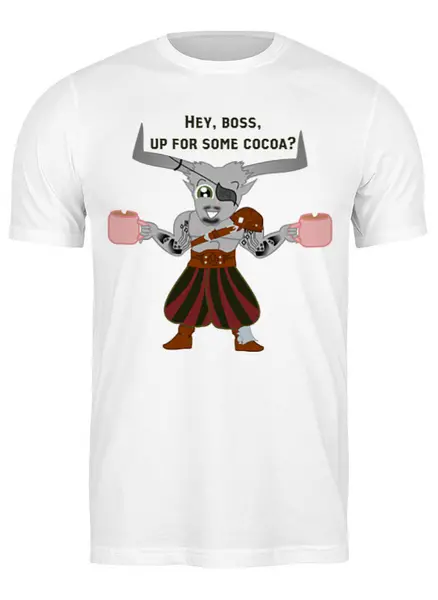 Заказать мужскую футболку в Москве. Футболка классическая Железный бык. от NorrD - готовые дизайны и нанесение принтов.
