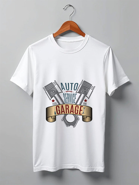 Заказать мужскую футболку в Москве. Футболка классическая Винтаж от acidhouses - готовые дизайны и нанесение принтов.