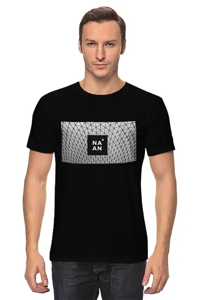 Заказать мужскую футболку в Москве. Футболка классическая NAAN  от naan - готовые дизайны и нанесение принтов.